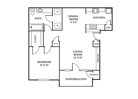 a floor plan of a home